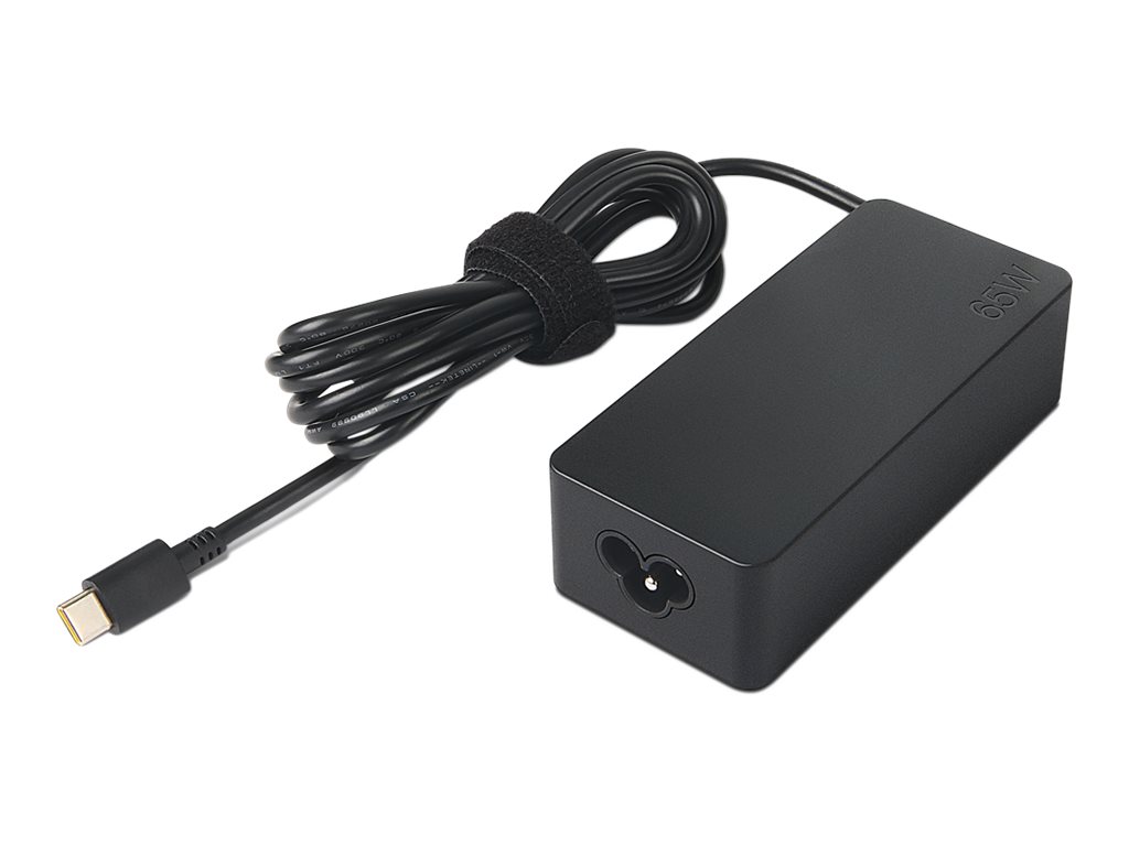 Lenovo 65W Standard AC Adapter (USB Type-C) 65 W Schwarz
