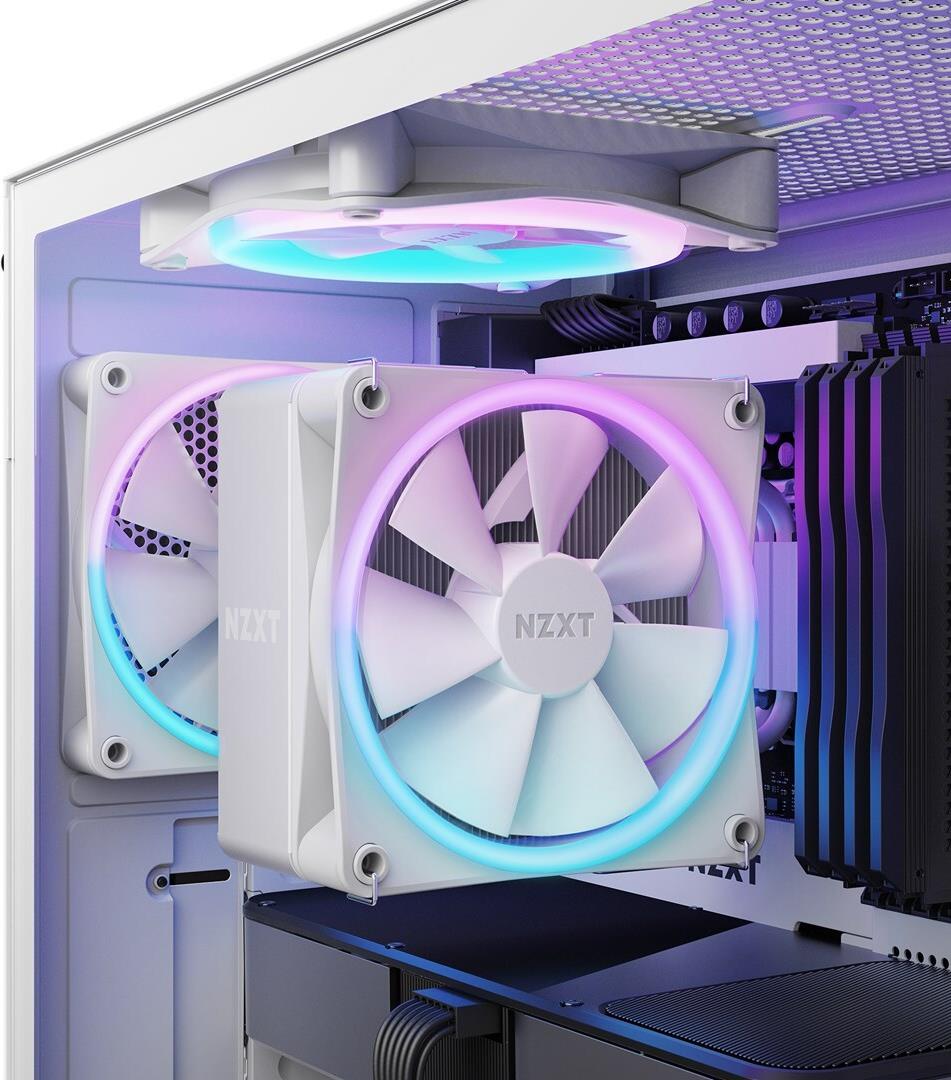 NZXT T120 RGB Prozessor-Luftkühler 120 mm Weiß