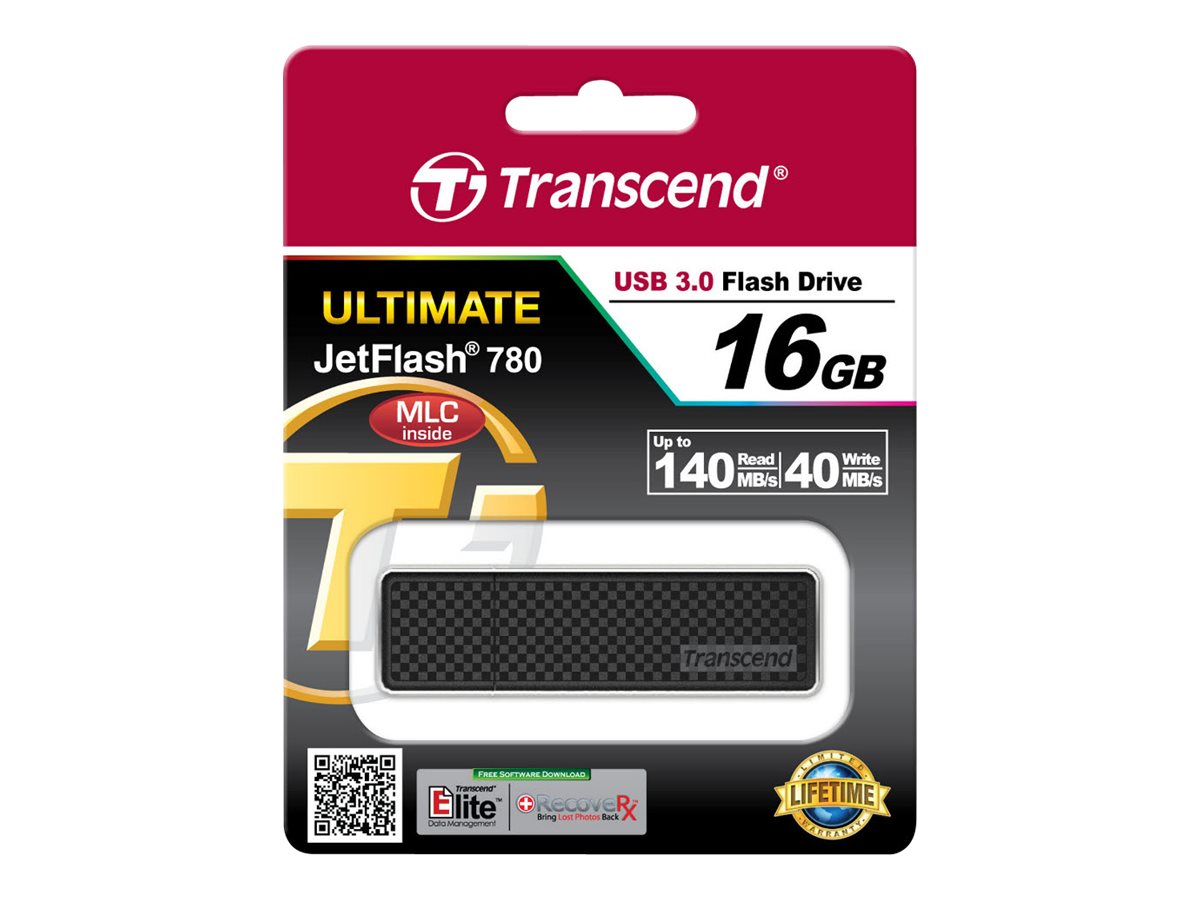 Transcend JetFlash 780 USB-Stick 16 GB USB 3.0 Schwarz