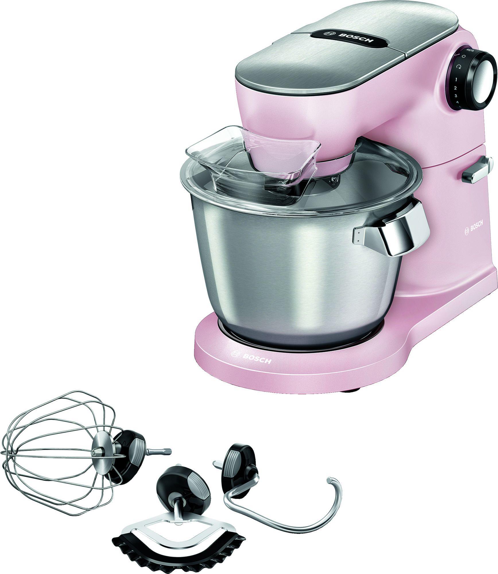 Bosch Küchenmaschine 5,5 l Pink - Edelstahl 1600 W (MUM9A66N00)