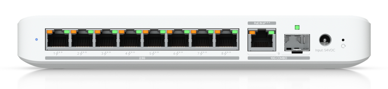 Ubiquiti UniFi Flex 2.5G PoE Managed Switch Weiß