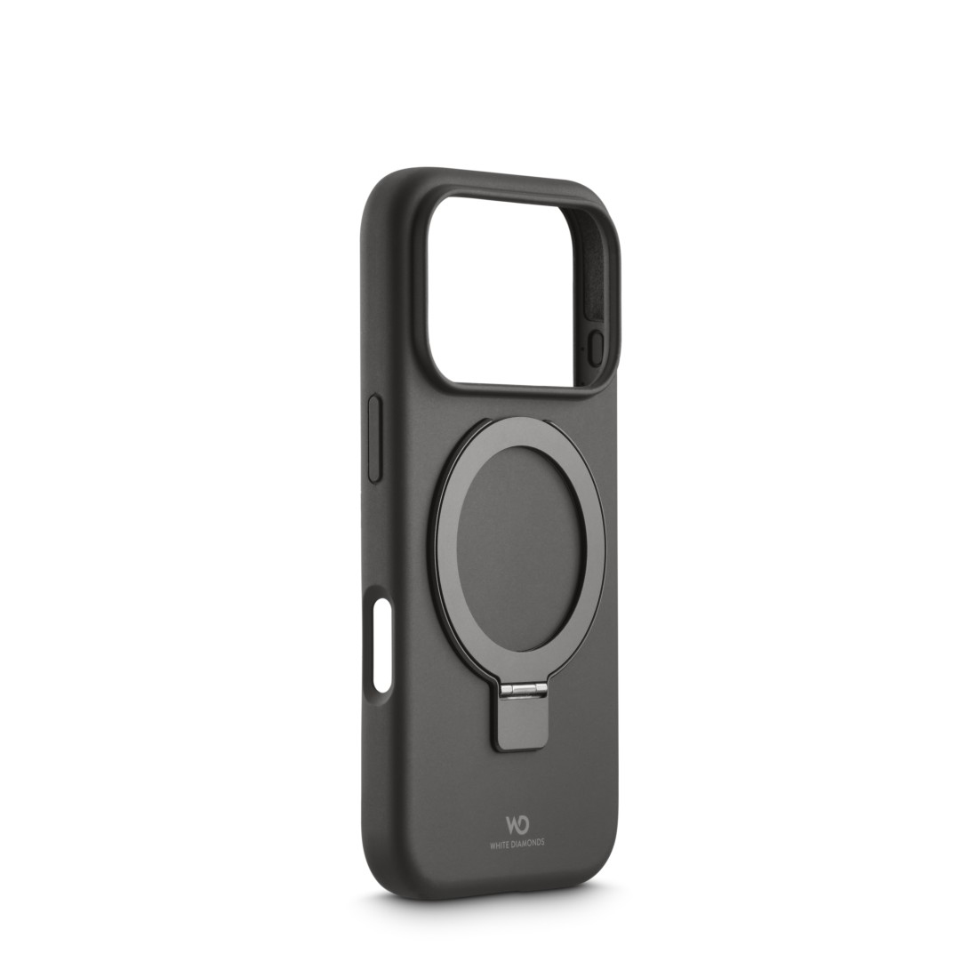 White Diamonds Mag Urban Stand Case Handyhülle für Apple iPhone 17 Pro, Schwarz