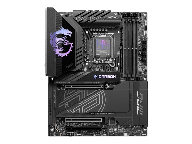 MSI MPG Z890 Carbon WiFi Mainboard ATX LGA1851 DDR5 Schwarz