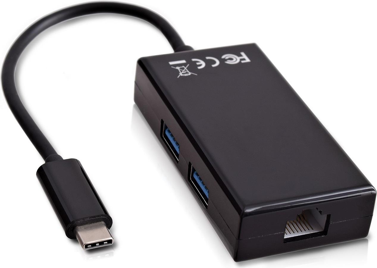 V7 Netzwerkadapter USB-C (V7UCRJ45-BLK-1E)