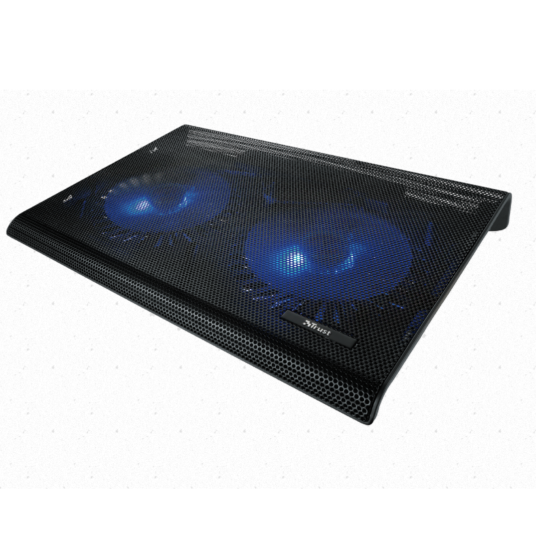 Trust Azul Notebook-Kühlpad 17,3" 2 Lüfter Schwarz