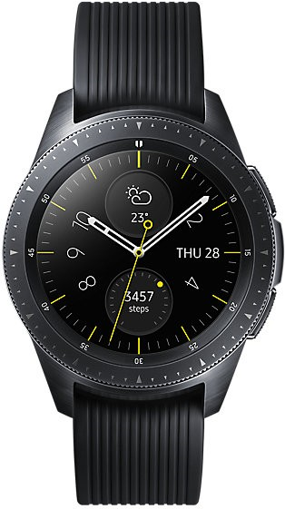 Samsung Galaxy Watch SAMOLED 3,05 cm (1.2" ) 42 mm Schwarz GPS (SM-R810NZKAXEO)