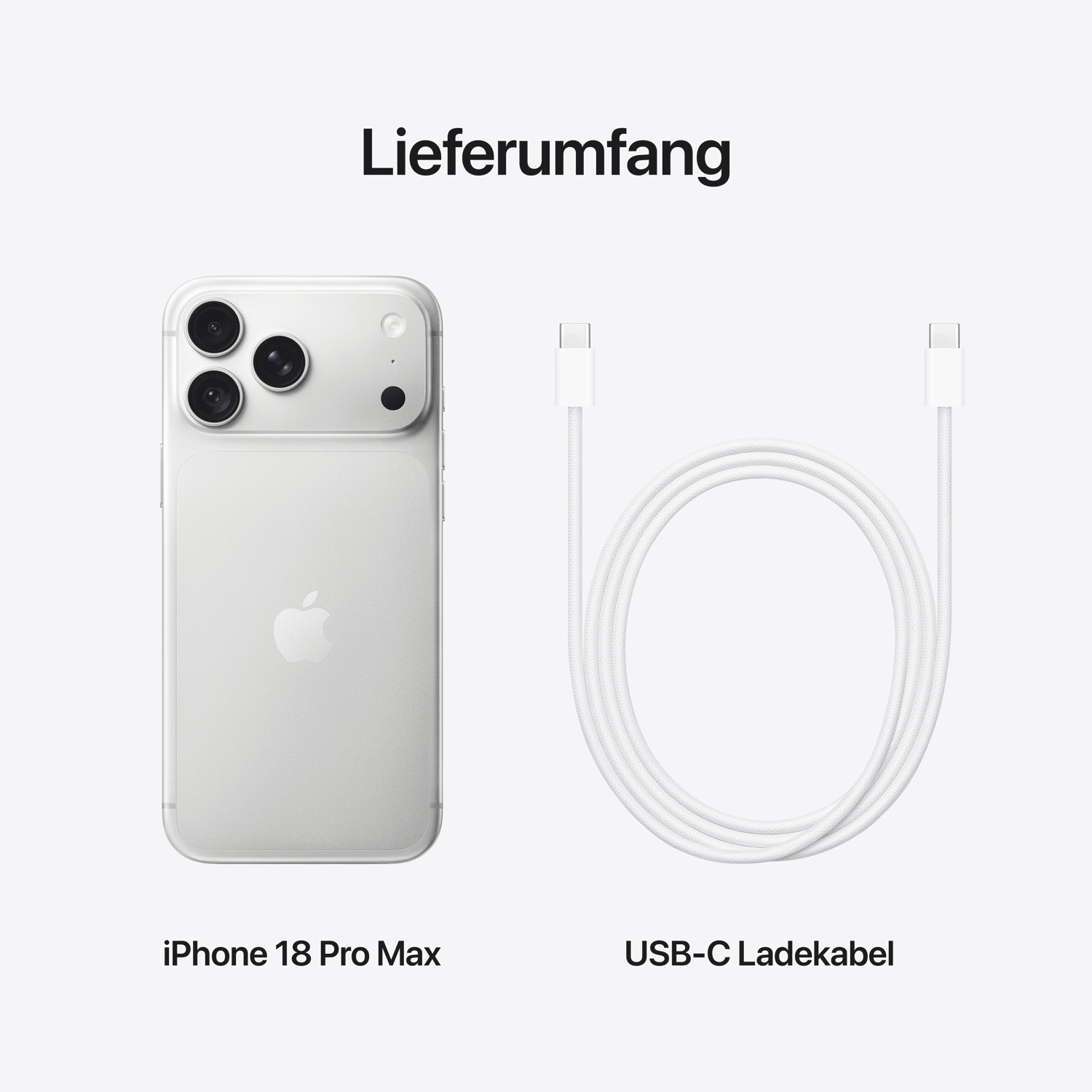 Apple iPhone 18 Pro Max 512 GB Silber