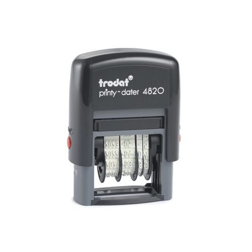 Trodat 4820 Datumsstempel 4 x 27 mm Schwarz