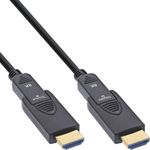 InLine HDMI AOC Kabel Ultra High Speed HDMI 8K4K Stecker abnehmbar 80m (17980O)