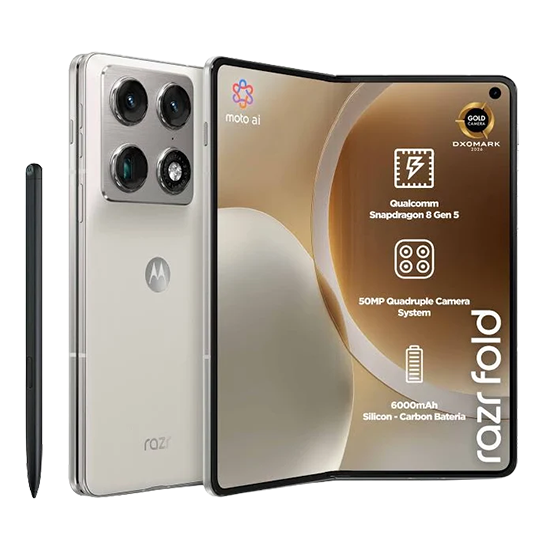 Motorola Razr Fold Smartphone 8.09" 16 GB RAM 512 GB SSD Lily White