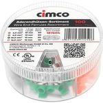 Cimco 187604 Aderendhülsen-Sortiment Teilisoliert 1 Set (187604)