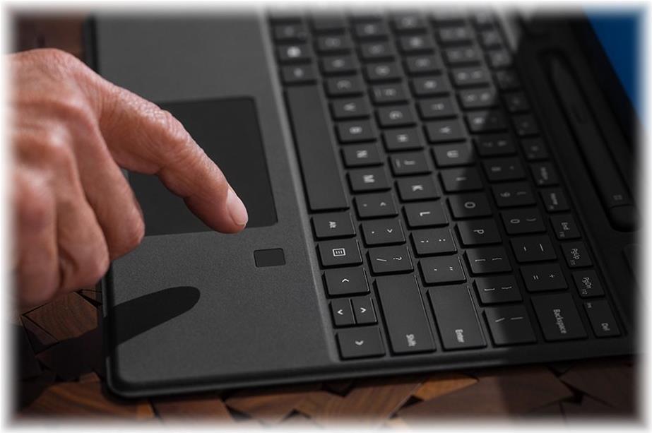 Microsoft Surface Pro Signature Keyboard mit Fingerabdruckleser 8XF-00005