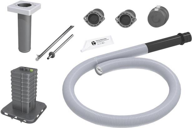 Hauff-Technik 3030474697 Einsparten-Bauherrenpaket ESH Basic FUBO-BHP3m (3030474697)