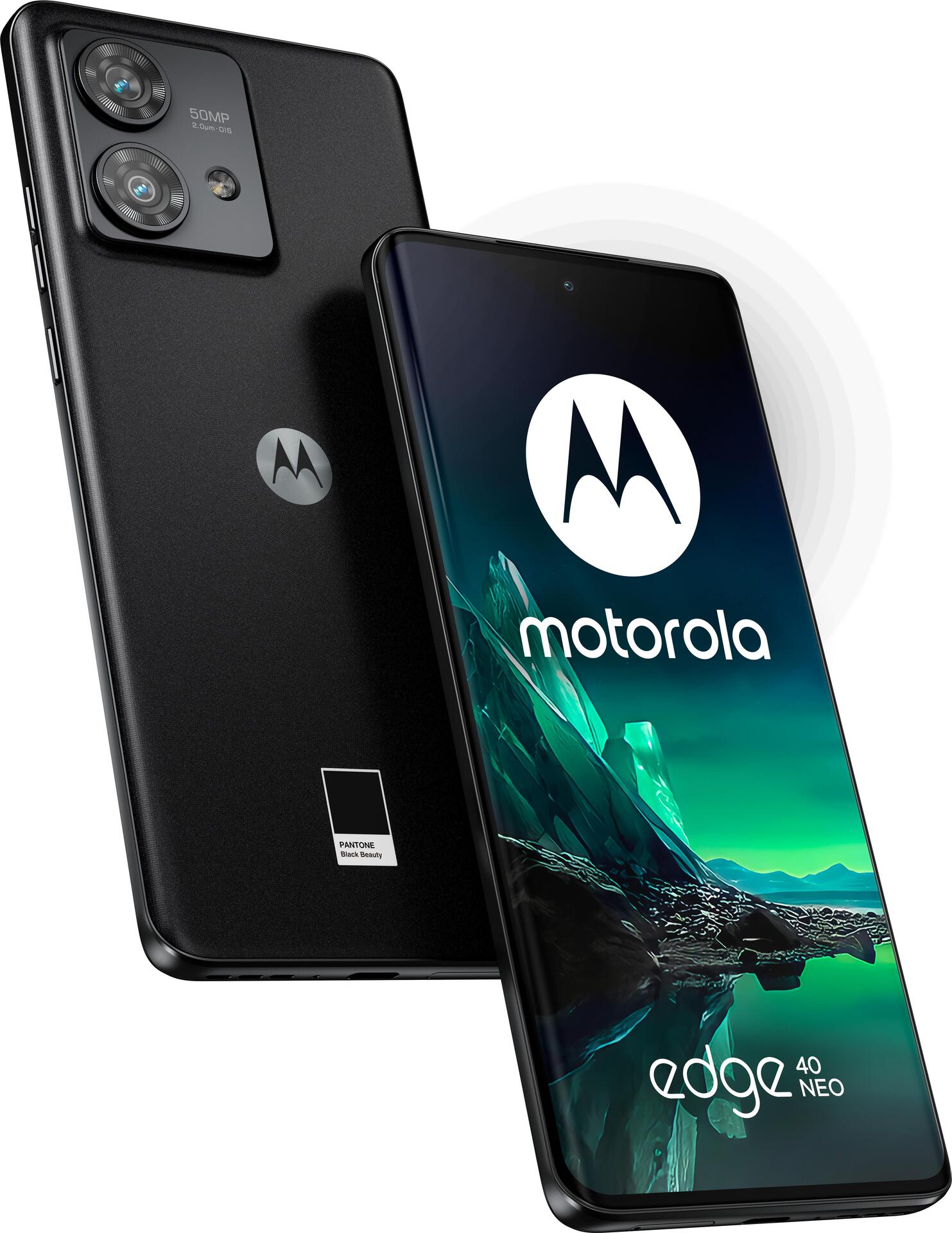 Motorola Edge 40 Neo 16,6 cm (6.55") Dual-SIM Android 13 5G USB Typ-C 12 GB 256 GB 5000 mAh Schwarz (PAYH0000SE)