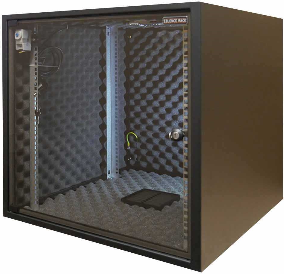 SILENCE RACK Schallgedämmter 19"-Schrank Office (SRO156060B)