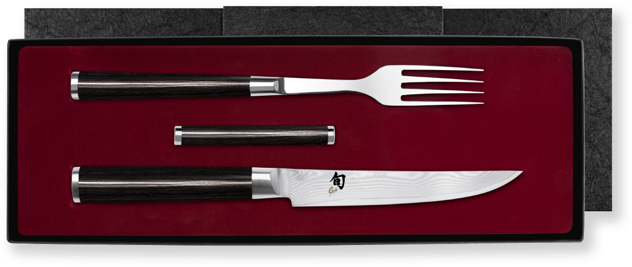 KAI Shun Classic DM907 Besteckset 3-teilig Schwarz