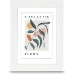 Hama Kunststoffrahmen Flora, Weiß, 10 x 15 cm (00193318)