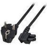 ACT AK5409 Stromkabel Schwarz 1 m CEE7/7 C5-Koppler (AK5409)