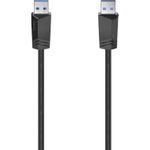 Hama 00200624 USB Kabel 1,5 m USB A Schwarz (00200624)