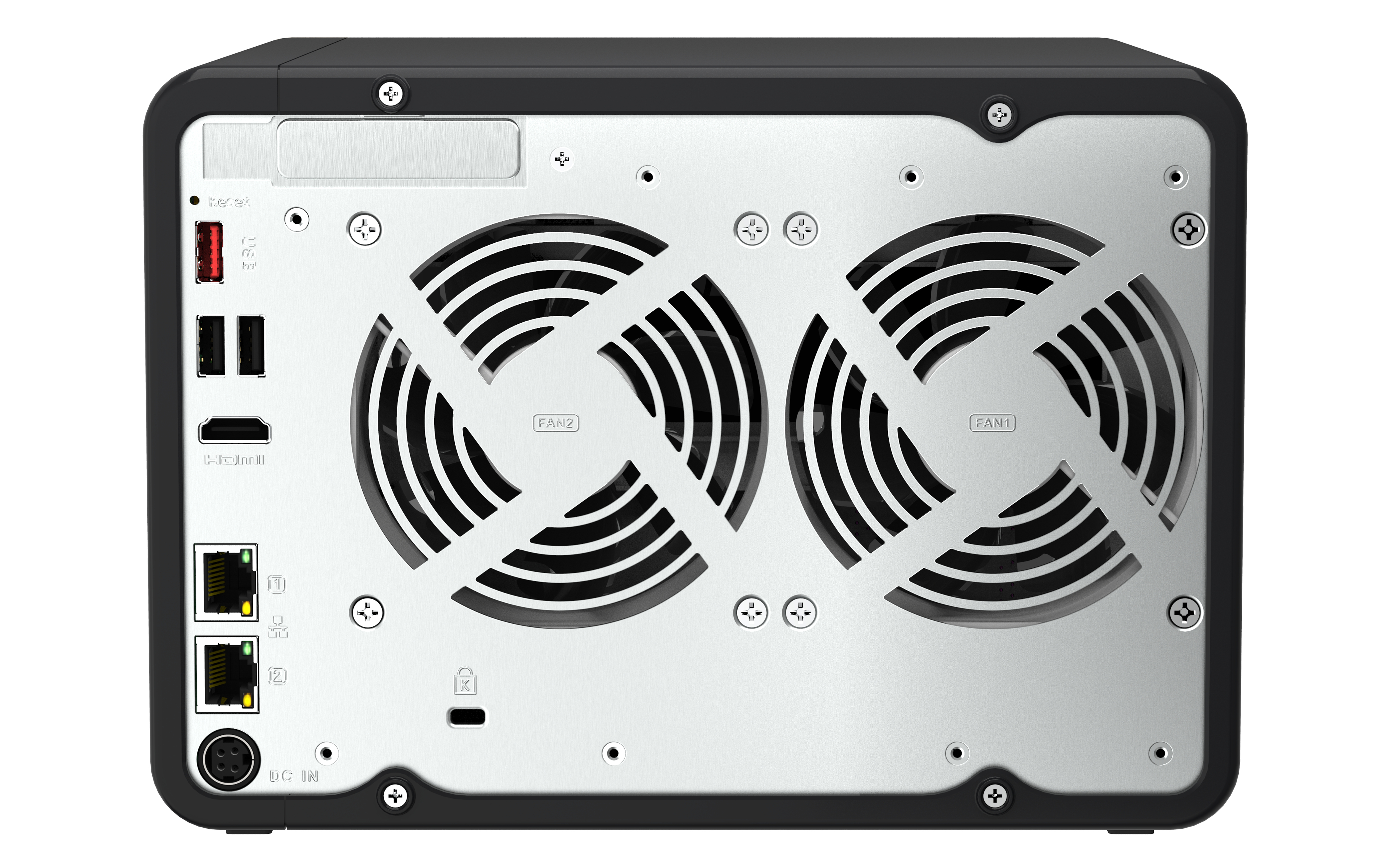 QNAP TS-664 NAS-Server 6 Schächte 8 GB RAM 2.5 Gigabit Ethernet Schwarz, Bronze