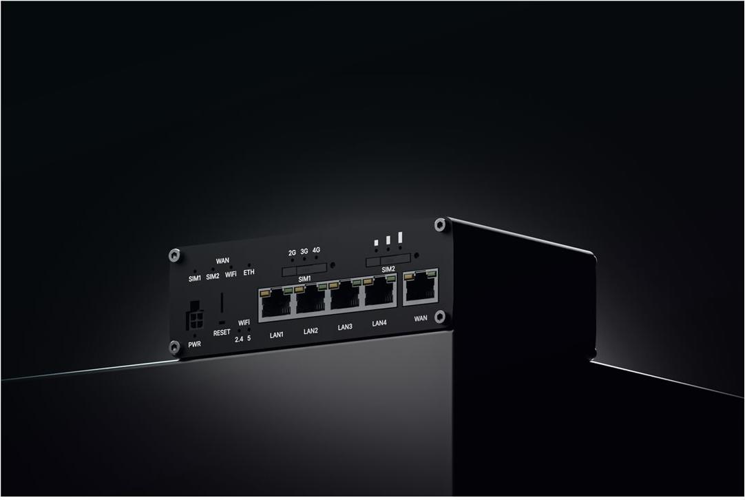 Teltonika RUTC41 4-Port 1 Gbps Wi-Fi 6 Router Schwarz