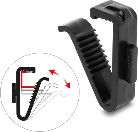 Delock Klammer für Tierabwehr Barriere / Taubenabwehr für Photovoltaik Solarmodule Kunststoff (91335)