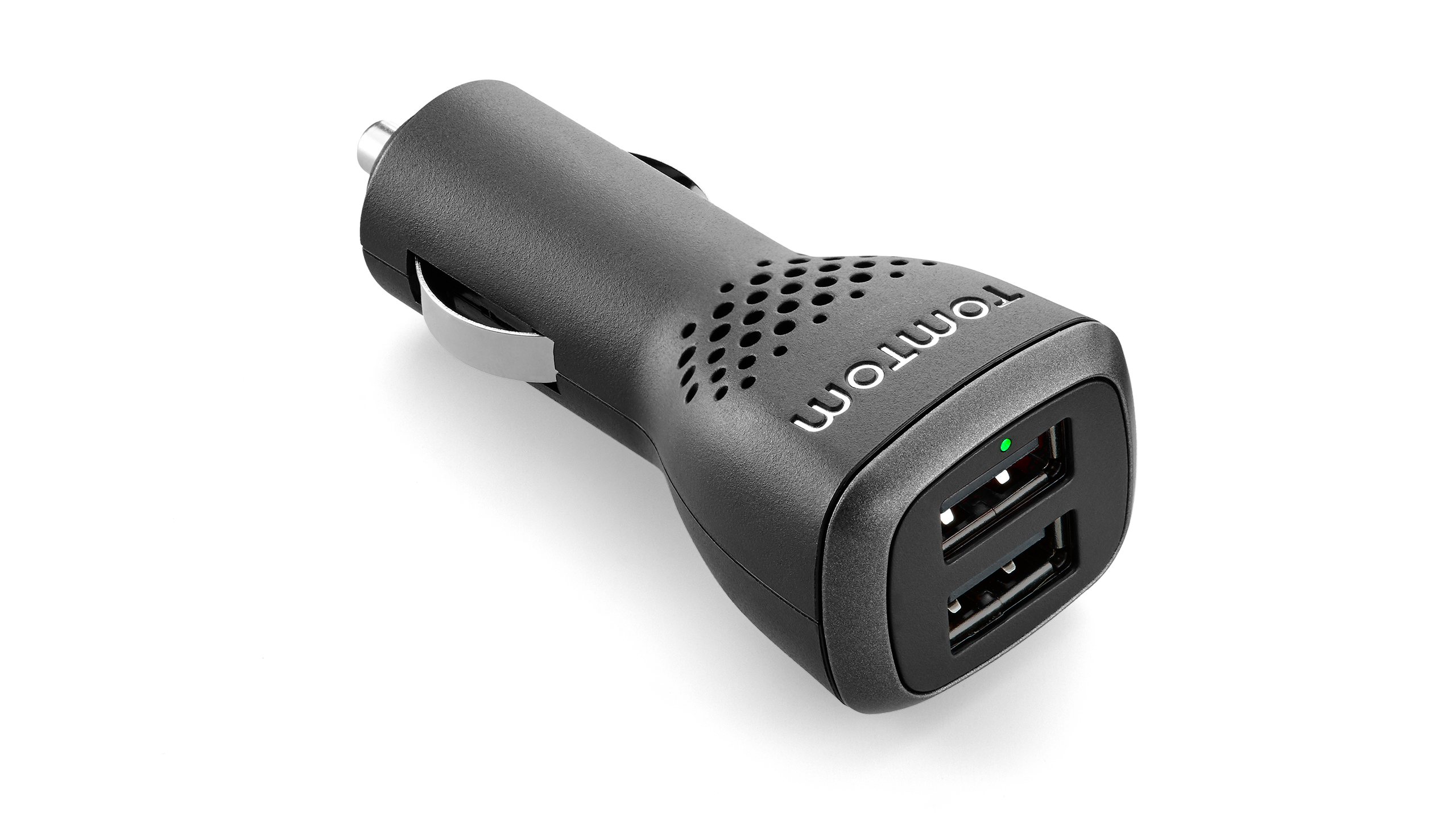TomTom High-Speed Dual Charger Auto-Netzteil 2x USB 2,4 A Schwarz