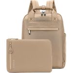 Golla Set aus Rucksack und Laptop-Sleeve 14 Zoll, Coffee (76469)