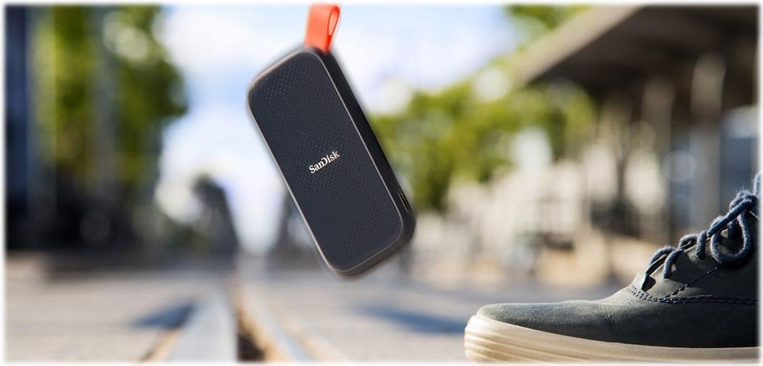 SanDisk Portable SSD 2 TB USB 3.2 Gen 2 Blau