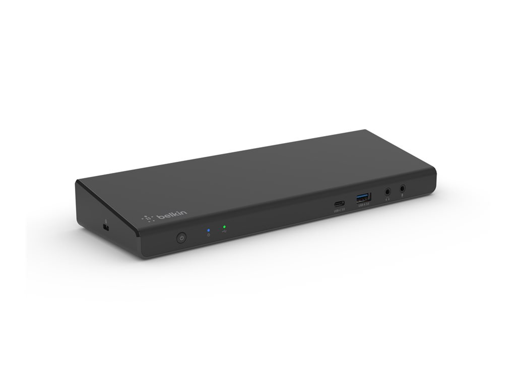 Belkin CONNECT Universal USB-C Triple Display Dock - Dockingstation - USB-C - 85 W PD - 4K Ultra HD - Schwarz