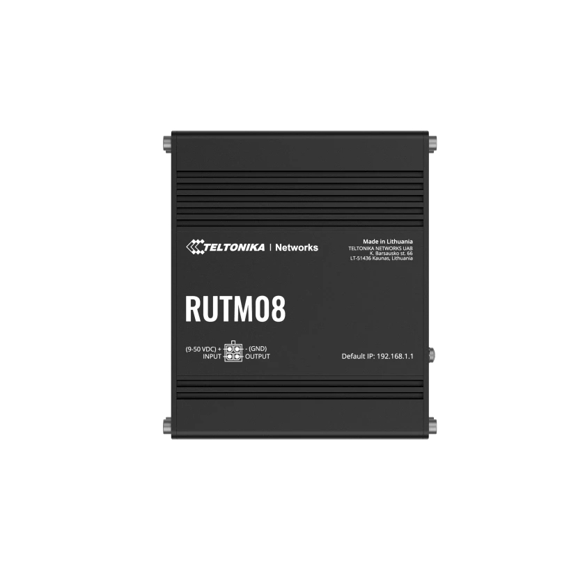 Teltonika RUTM08 Router 1 Gbps Schwarz