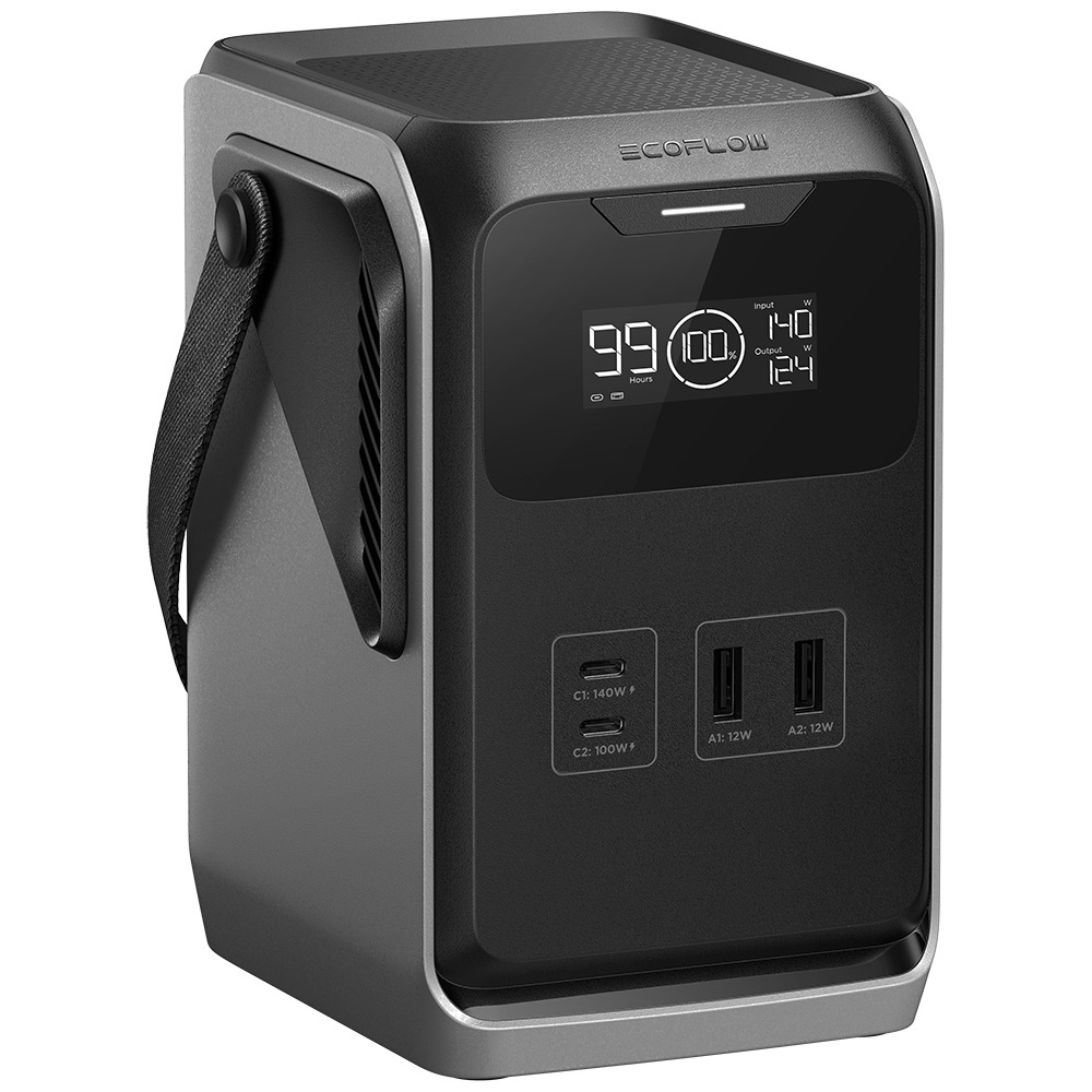 EcoFlow TRAIL 200 DC Portable Power Station 198 Wh 220 W Schwarz, Grau