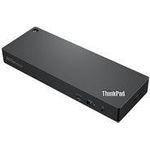 Lenovo ThinkPad Universal Thunderbolt 4 Smart Dock - Dockingstation - Thunderbolt 4 - HDMI, 2 x DP, Thunderbolt - GigE - 135 Watt - Europa - für ThinkPad T15p Gen 2; X1 Carbon Gen 9; X1 Extreme Gen 4; X1 Yoga Gen 6; X13 Gen 2