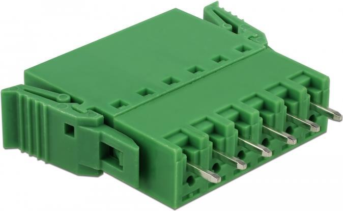 Delock Terminalblock Set für Platine 6 Pin 3,81 mm Rastermaß vertikal (65972)