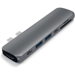 Satechi Aluminum Type-C Pro Hub Adapter - Dockingstation - USB-C (ST-CMBPM)