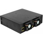 Delock 5.25? Wechselrahmen für 4 x 2.5? SATA / SAS HDD / SSD 12 Gb/s (47233) (geöffnet)