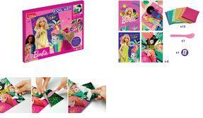 Maped Creativ Kreativset FOIL ART Barbie, 18-teilig Bilder mit metallisierter Folie aufhübschen, - 1 Stück (907074)