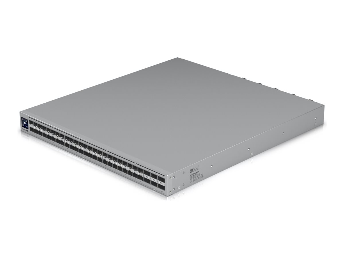 Ubiquiti UniFi Enterprise Campus Aggregation Switch 48x 25G SFP28 + 6x 100G QSFP28 Layer 3 managed Silber