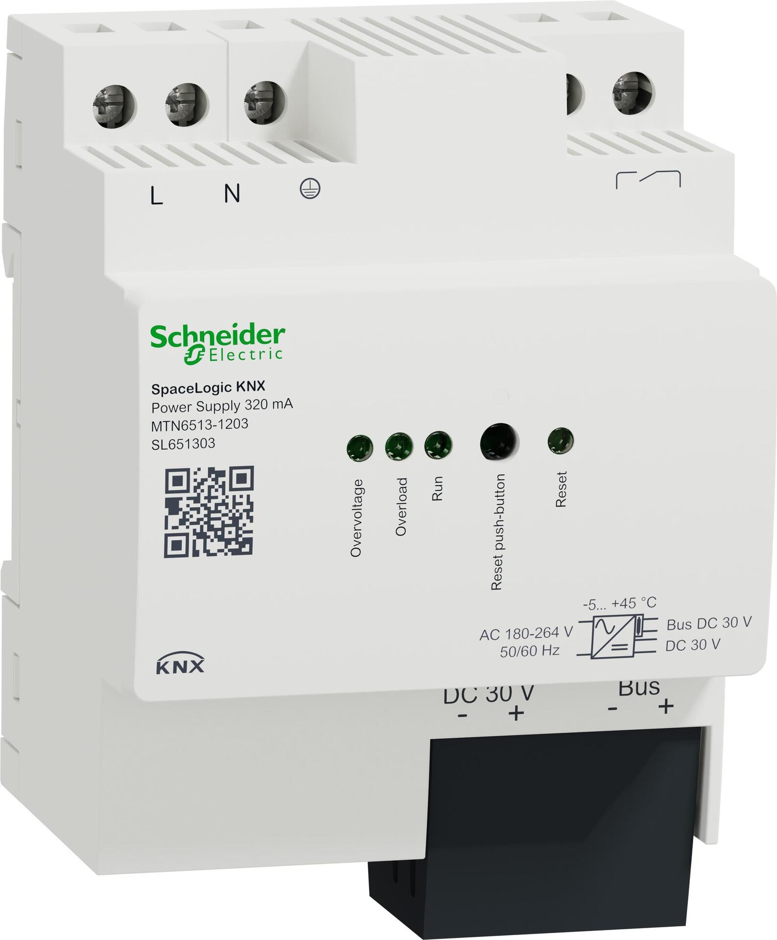 APC Schneider Schneider Electric Spannungsversorgung 320mA SpaceLogic KNX MTN6513-1203