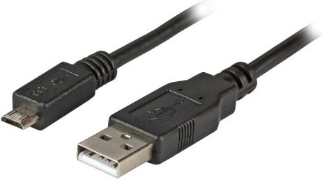 EFB-Elektronik USB2.0 Anschlusskabel A-Micro-B 5pol., ,St.-St., 3,0m, schwarz, Premium Hersteller: EFB Elektronik (K5232SW.3)