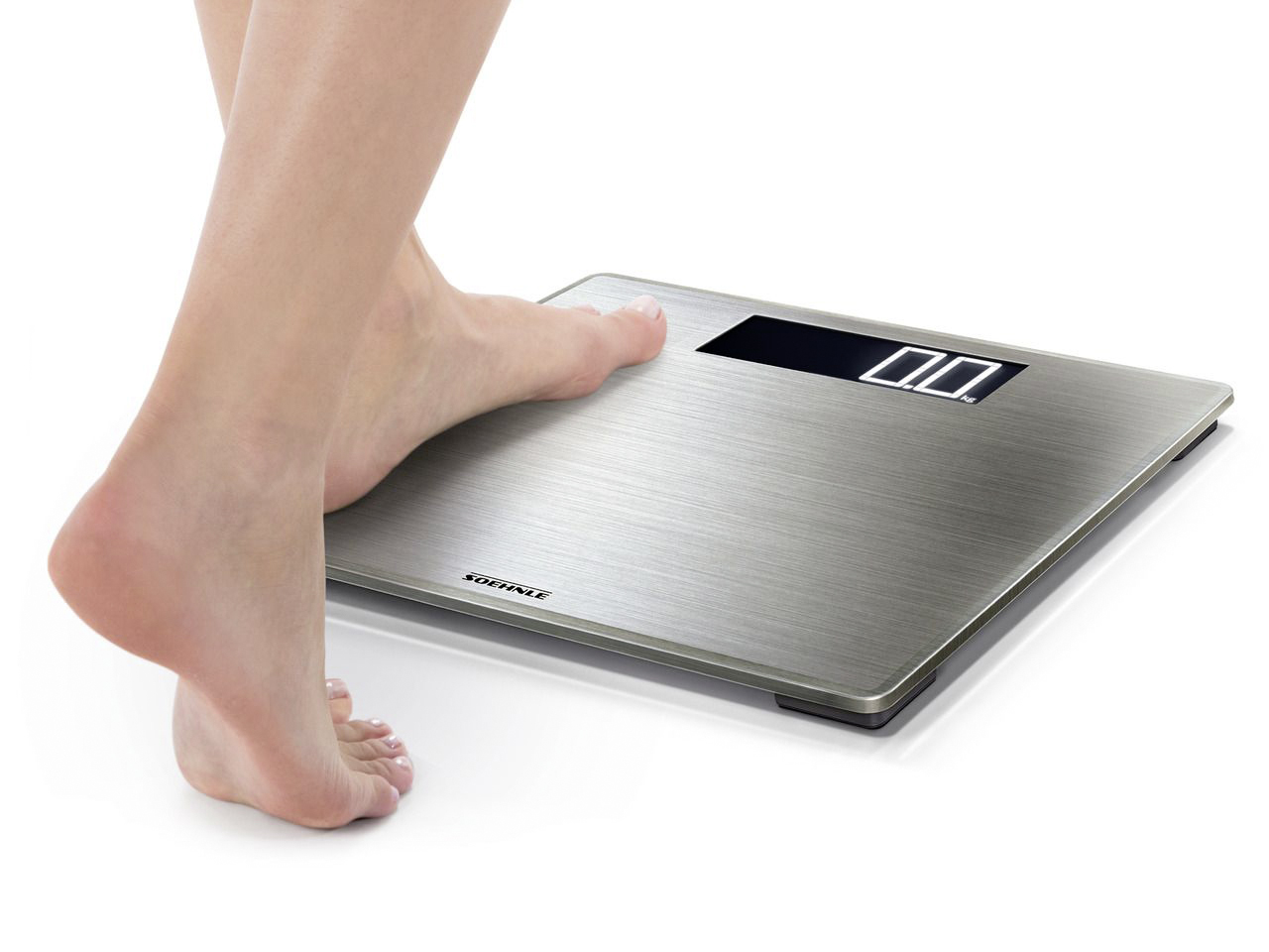 Soehnle Style Sense Safe 300 Personenwaage 180 kg 100 g Silber