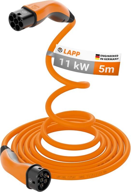Lapp HELIX 61796 Typ 2 Ladekabel 11 kW 5 m Orange