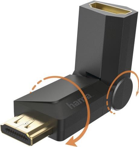 Hama 00205166 Kabeladapter HDMI-A Schwarz (00205166)