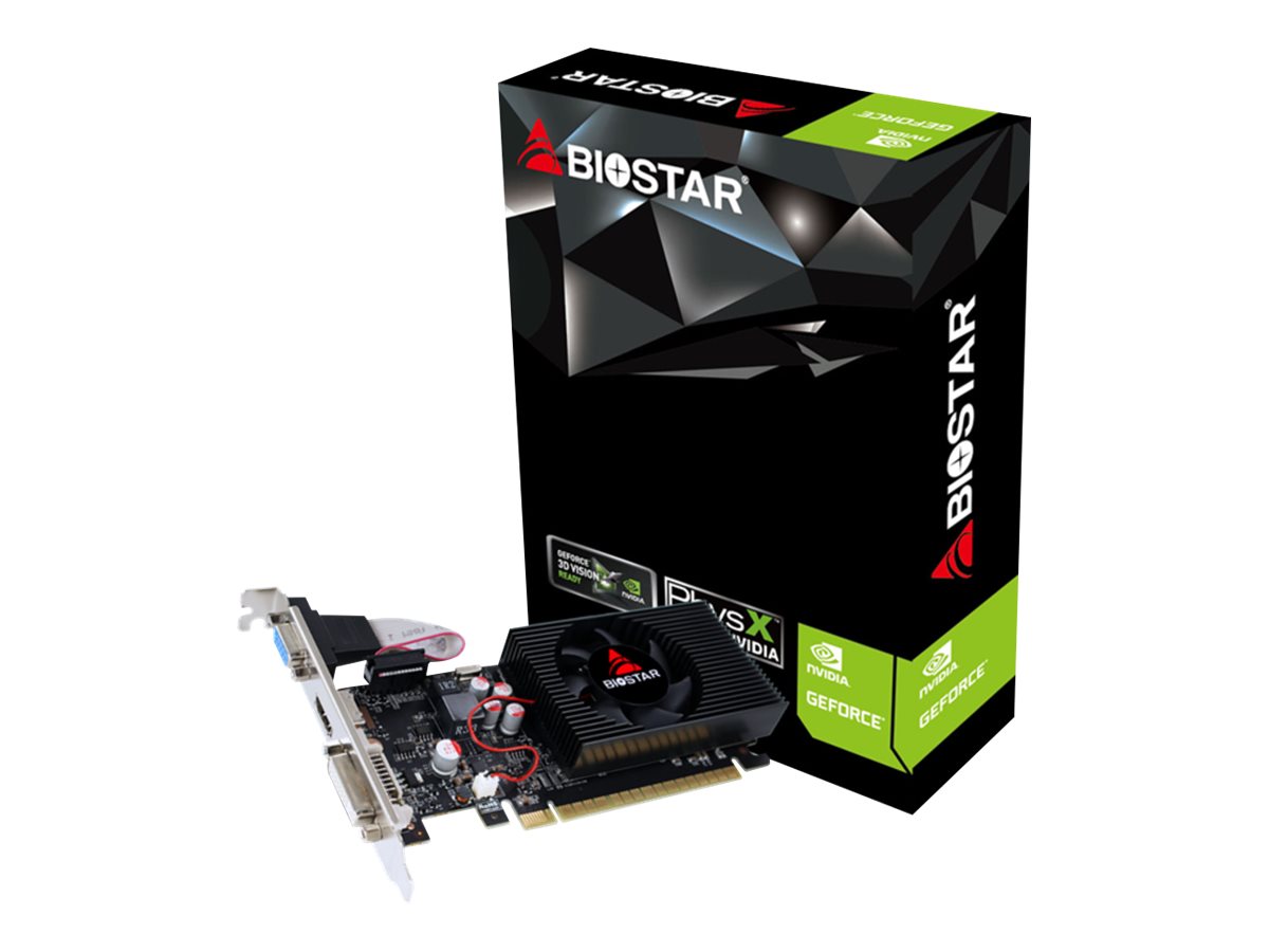 Biostar GeForce GT 730 2 GB Grafikkarte Low-Profile PCIe 2.0 x16