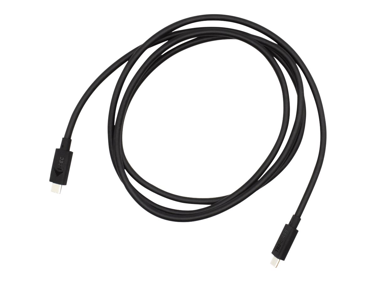 i-tec Thunderbolt 3 Kabel USB-C zu USB-C 1,5 m 40 Gbit/s 100 W Schwarz