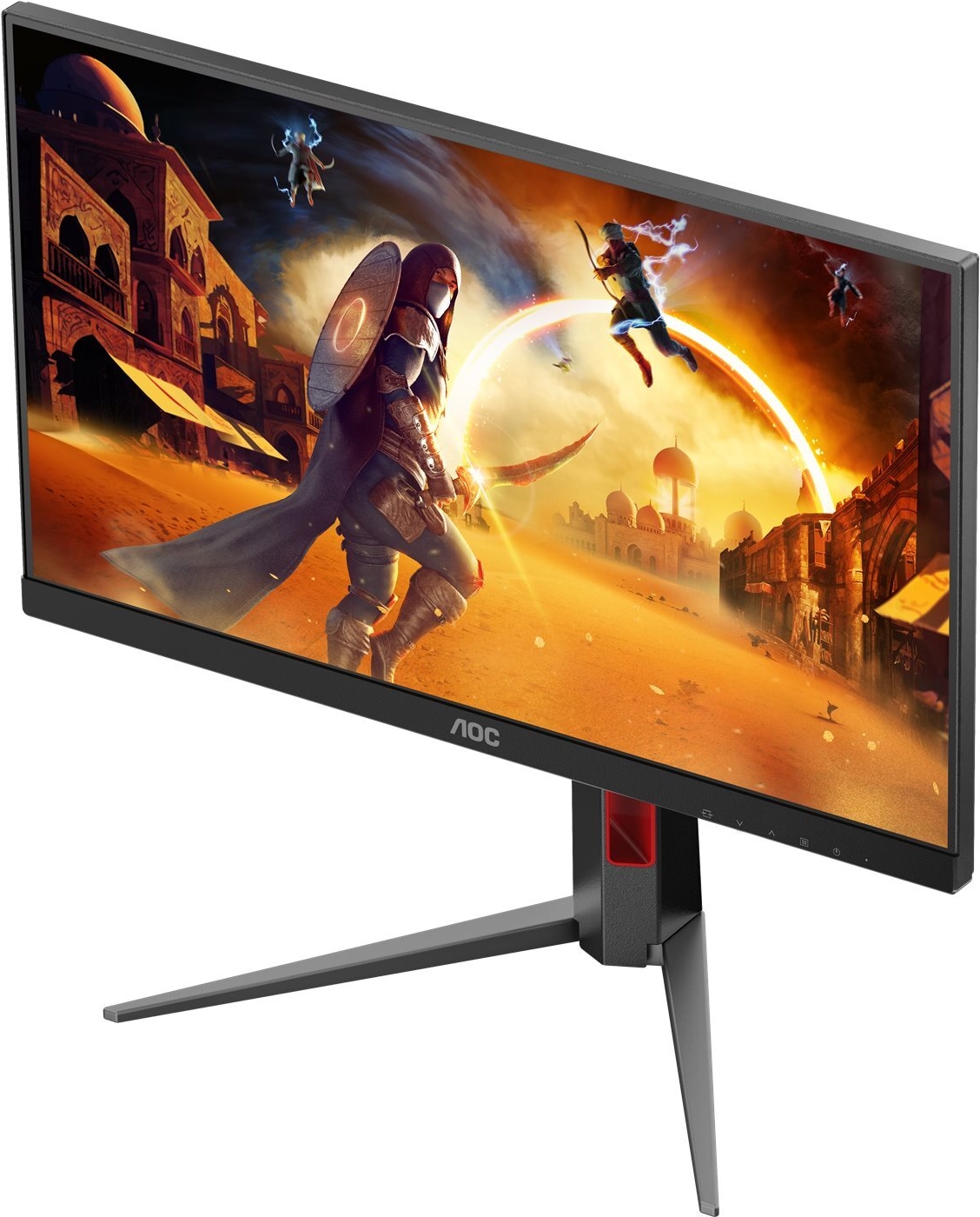 AOC 24G4HA, Gaming-Monitor - (60.5 cm (23.8 Zoll), schwarz (matt), FullHD, Fast-IPS, Adaptive-Sync, G-Sync kompatibel, 200Hz Panel)(TFT/LCD) [Energieklasse E] (24G4HA)