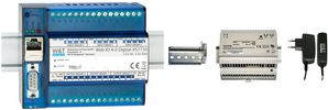 W&T Web-IO 4.0 Digital, 12x Input, 12x Output Schaltsignale über TCP/IP-Ethernet steuern, erfassen und - 1 Stück (57730)