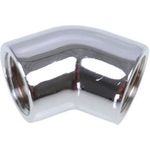 Alphacool HF L-Verbinder 45° G1/4 IG auf G1/4 IG - Chrome EOL (17190)