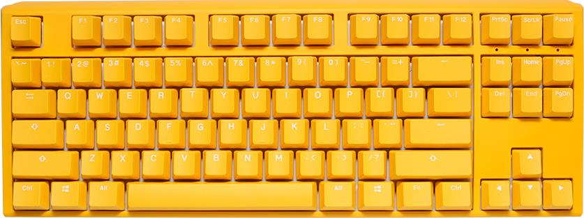 Ducky One 3 Yellow TKL Gaming Tastatur, RGB LED - MX-Brown (US) (DKON2187ST-BUSPDYDYYYC1)