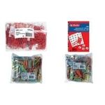 herlitz Gewinnlose, nummeriert 1-500, farbig sortiert aus Papier, geklammert (10733376-000)